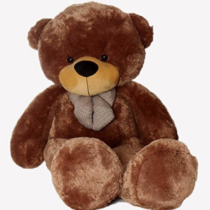 5 feet giant teddy bear | dark coffee brown soft plush stuffed toy | cuddly, huggable & luxurious | valentine, birthday, for girls, kids, wife, girlfriend (5 feet, chocolate)