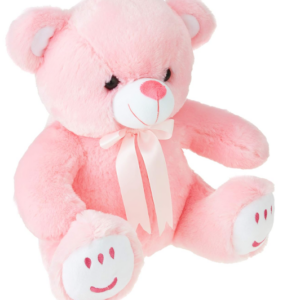 varsutoys teddy bear, cute, soft toy (33 cm, pink), great birthday gift